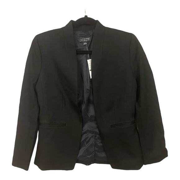 J. Crew Going Out Blazer In Stretch Twill Black Size 4 NWT - Picture 4 of 12